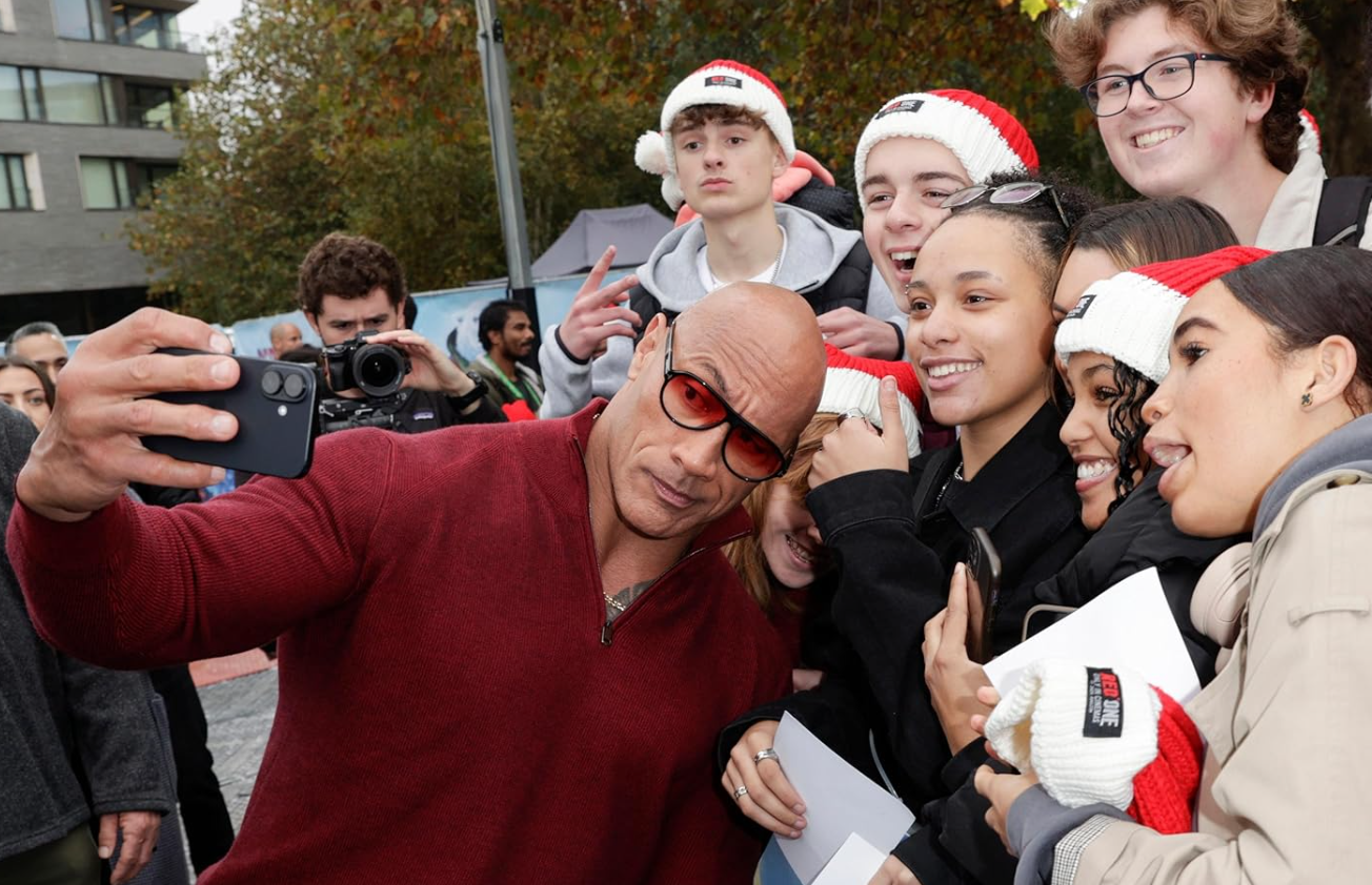 dwayne the rock johnson the red one event