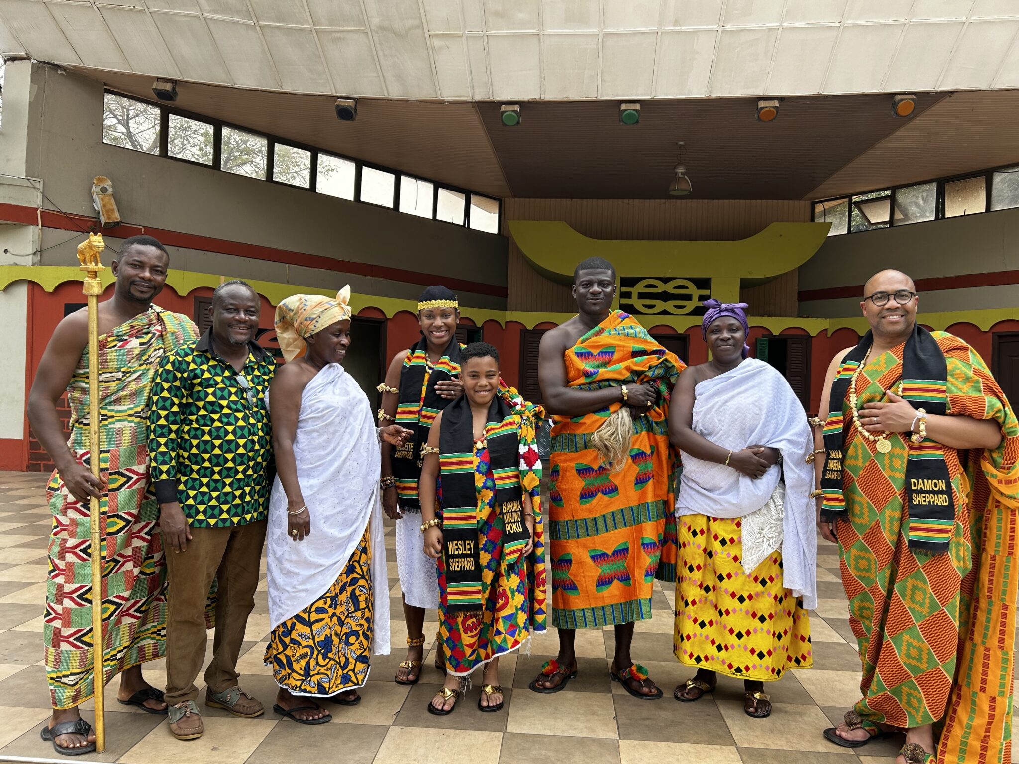 African Naming Ceremony in Kumasi Ghana Africa